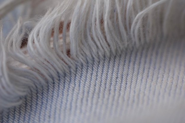 detal haftu na bawełnie